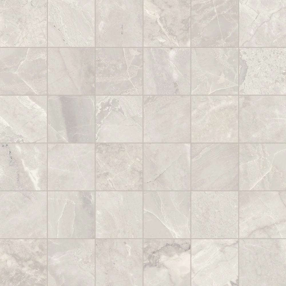 Silver 2X2 Mosaic Matte