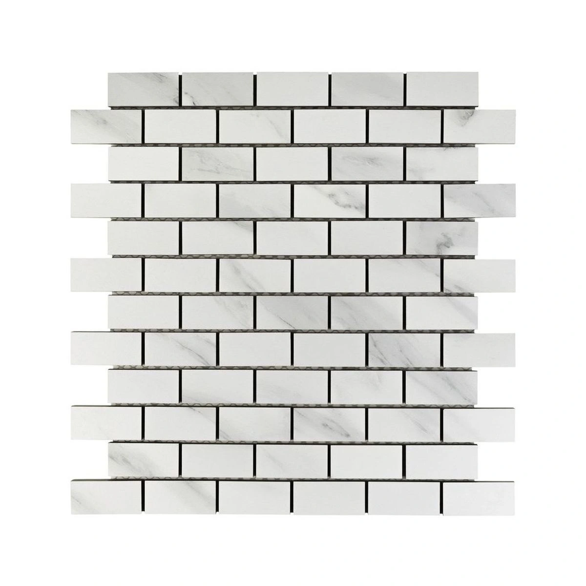 Carrara Essence 1x2 Mosaic Matte Carrara Essence 1x2 Mosaic Matte