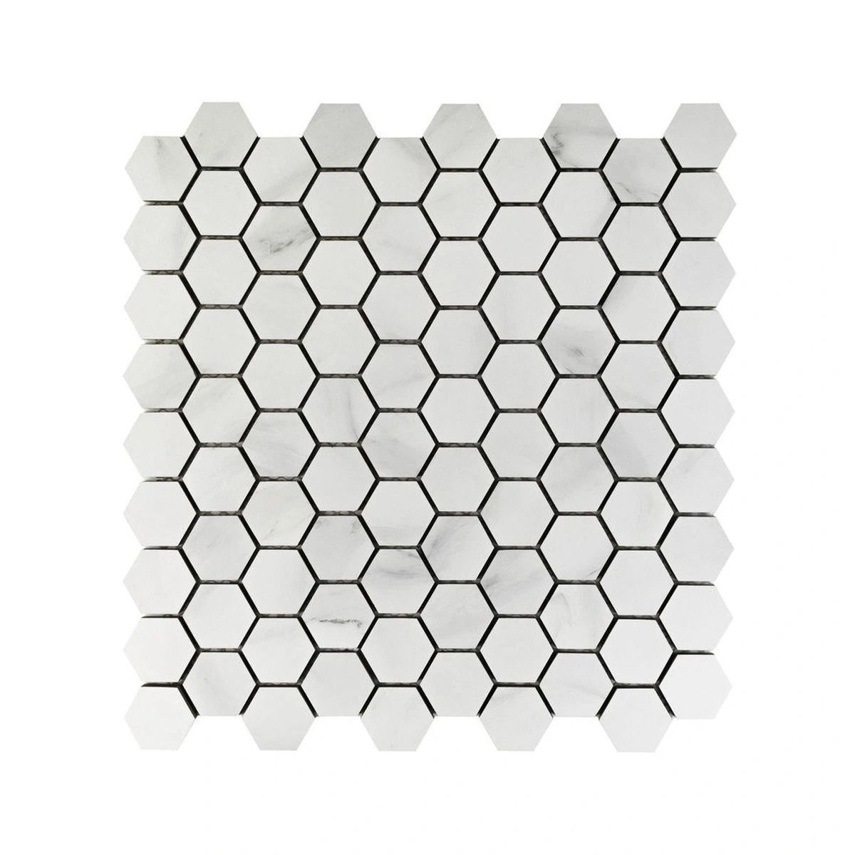 Carrara Essence Hexagon Mosaic Matte Carrara Essence Hexagon Mosaic Matte