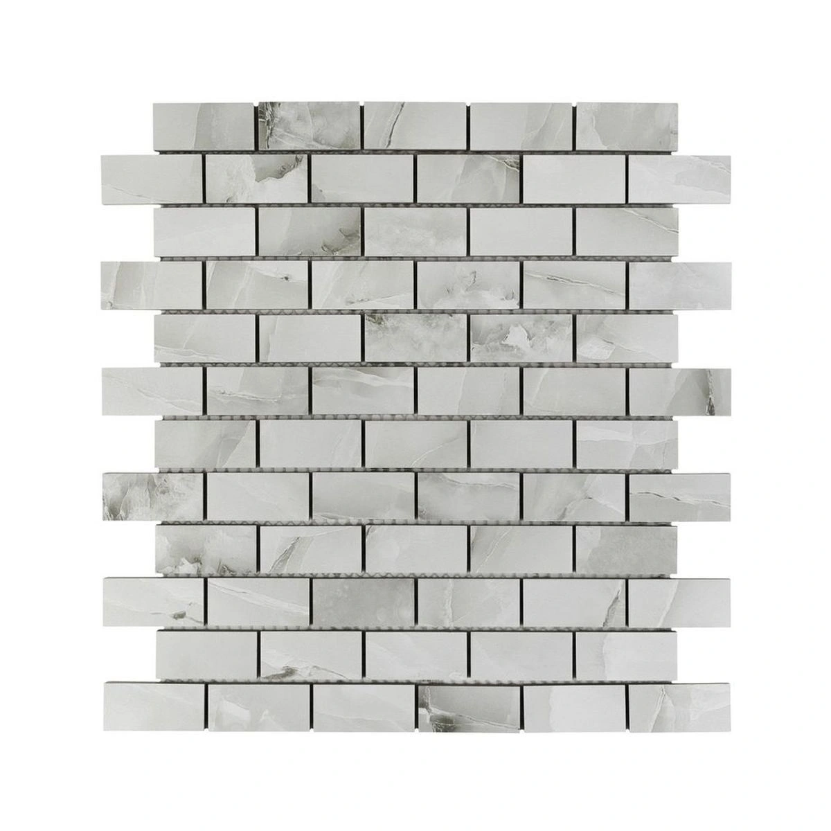 Dusky Onyx 1x2 Mosaic Matte