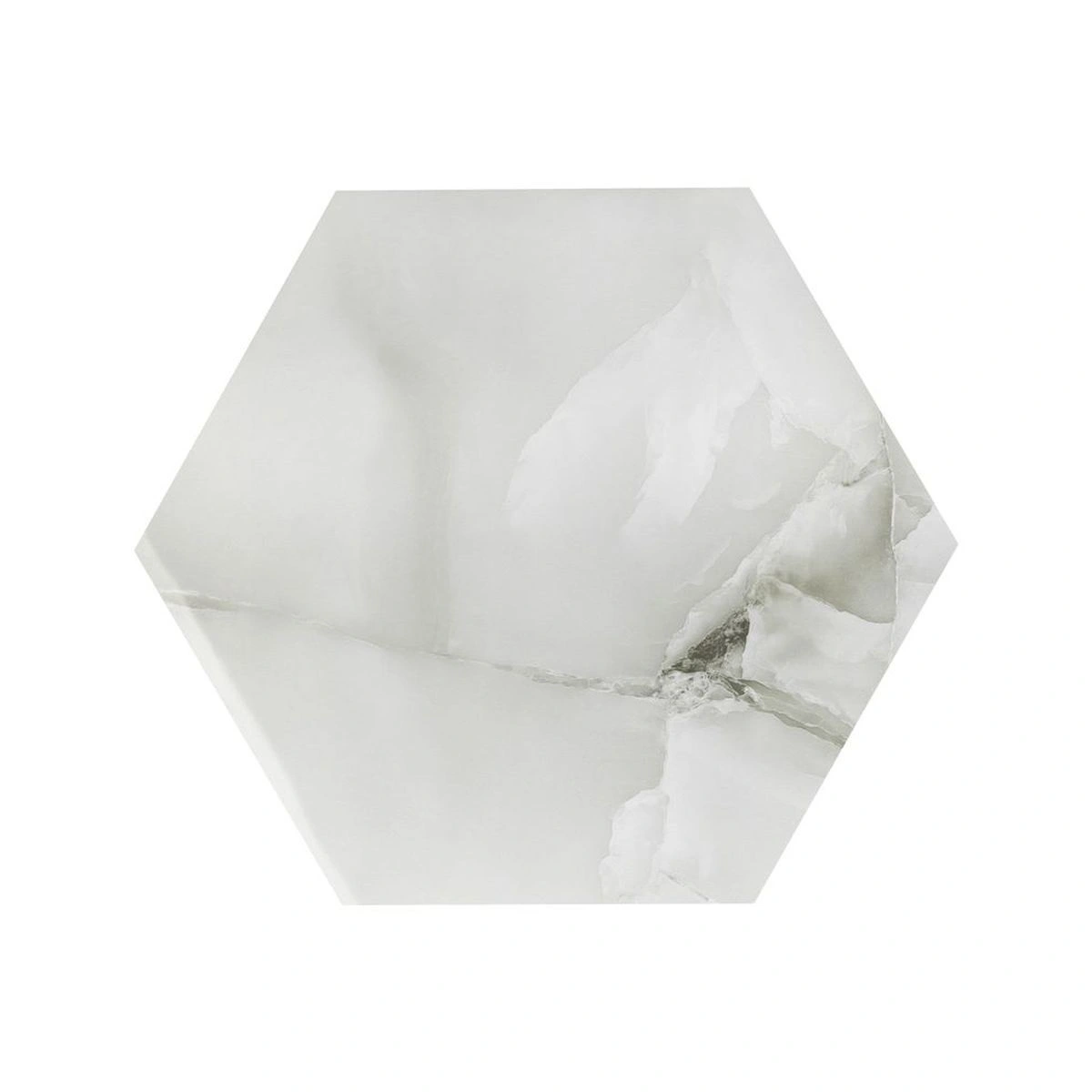 Dusky Onyx Hexagon Polished