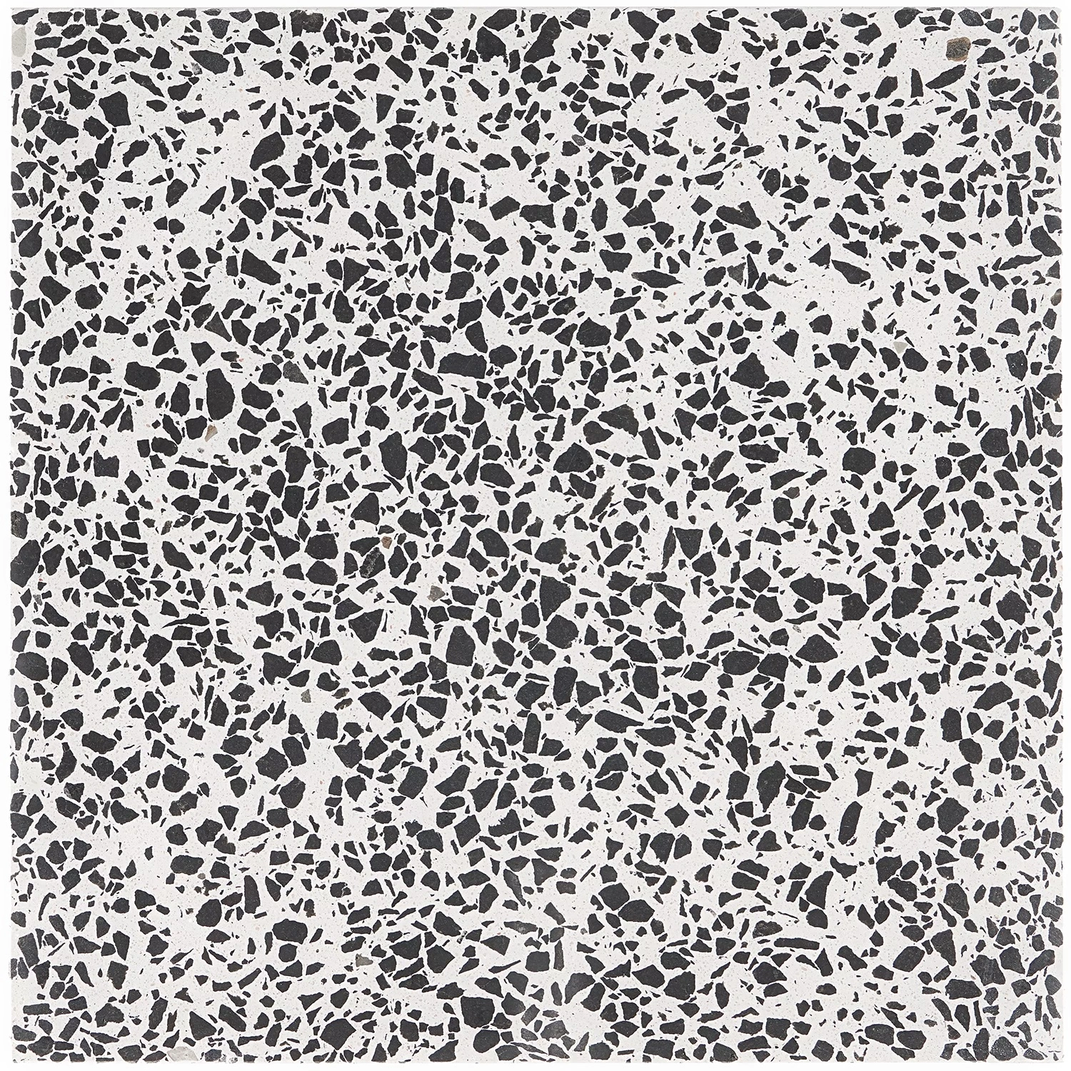 Marmi Terrazzo Tinos Black and White 16x16 Polished Terrazzo