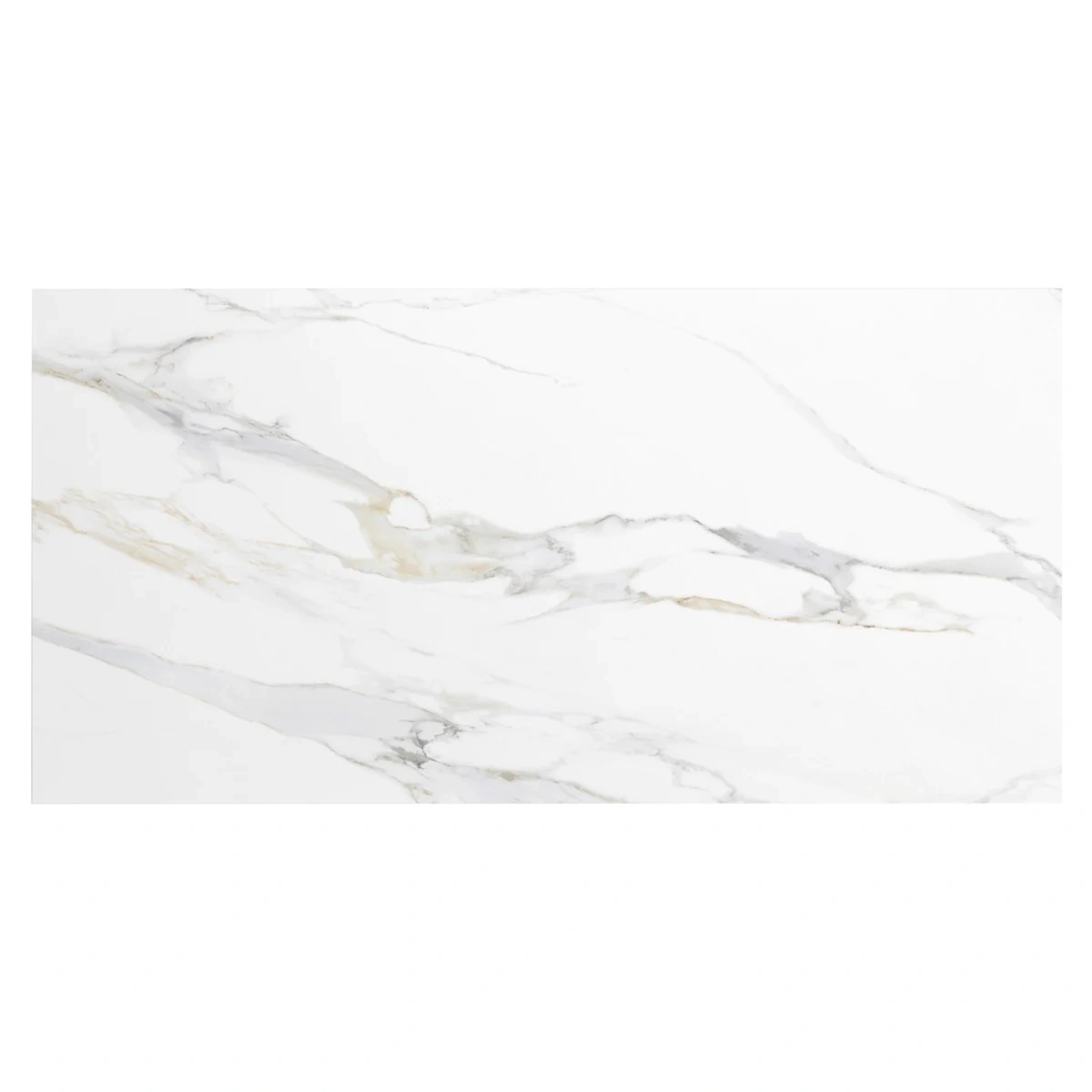 Marmo Aurora Gold 24x48 Marble Look Polished Porcelain Tile