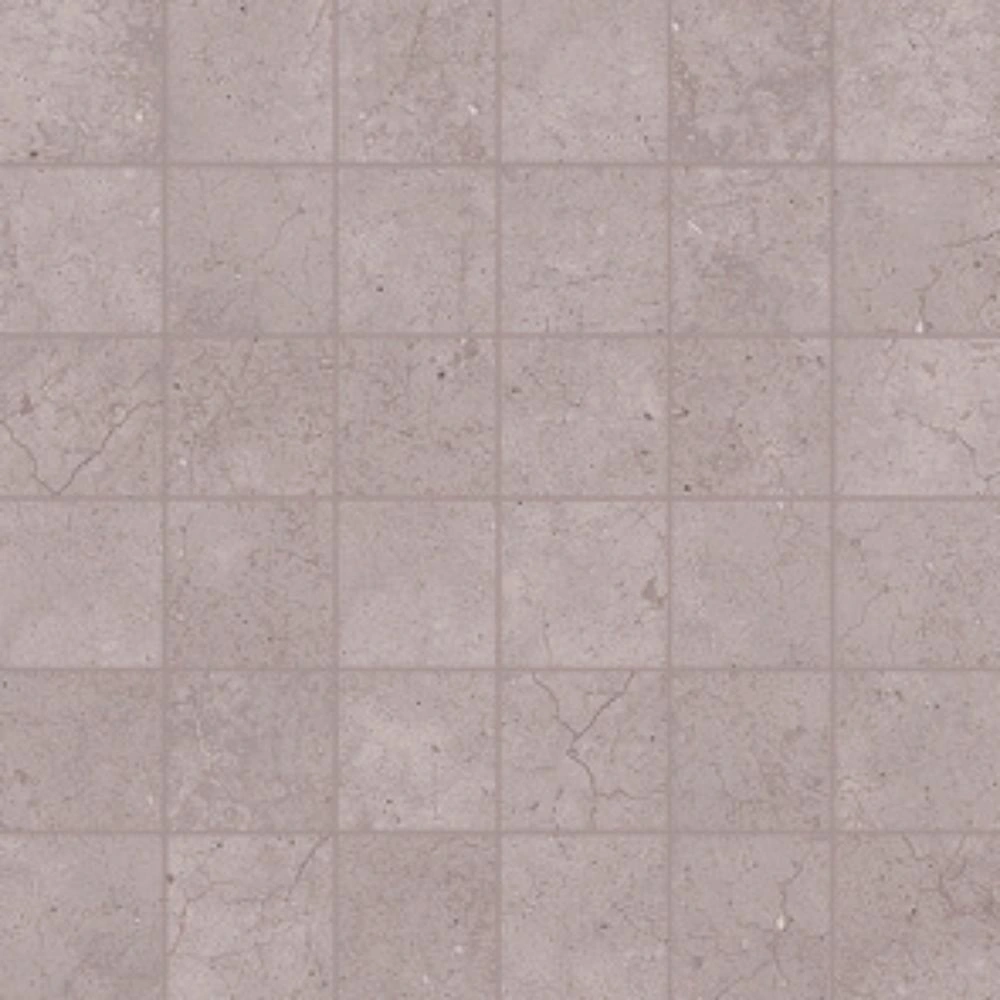 Greige 2X2 Mosaic Matte