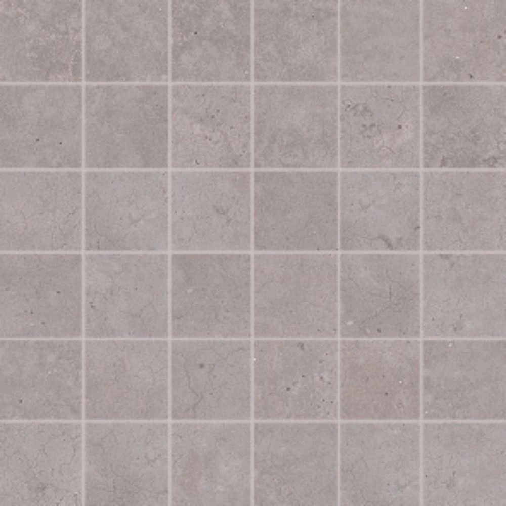 Silver 2X2 Mosaic Matte