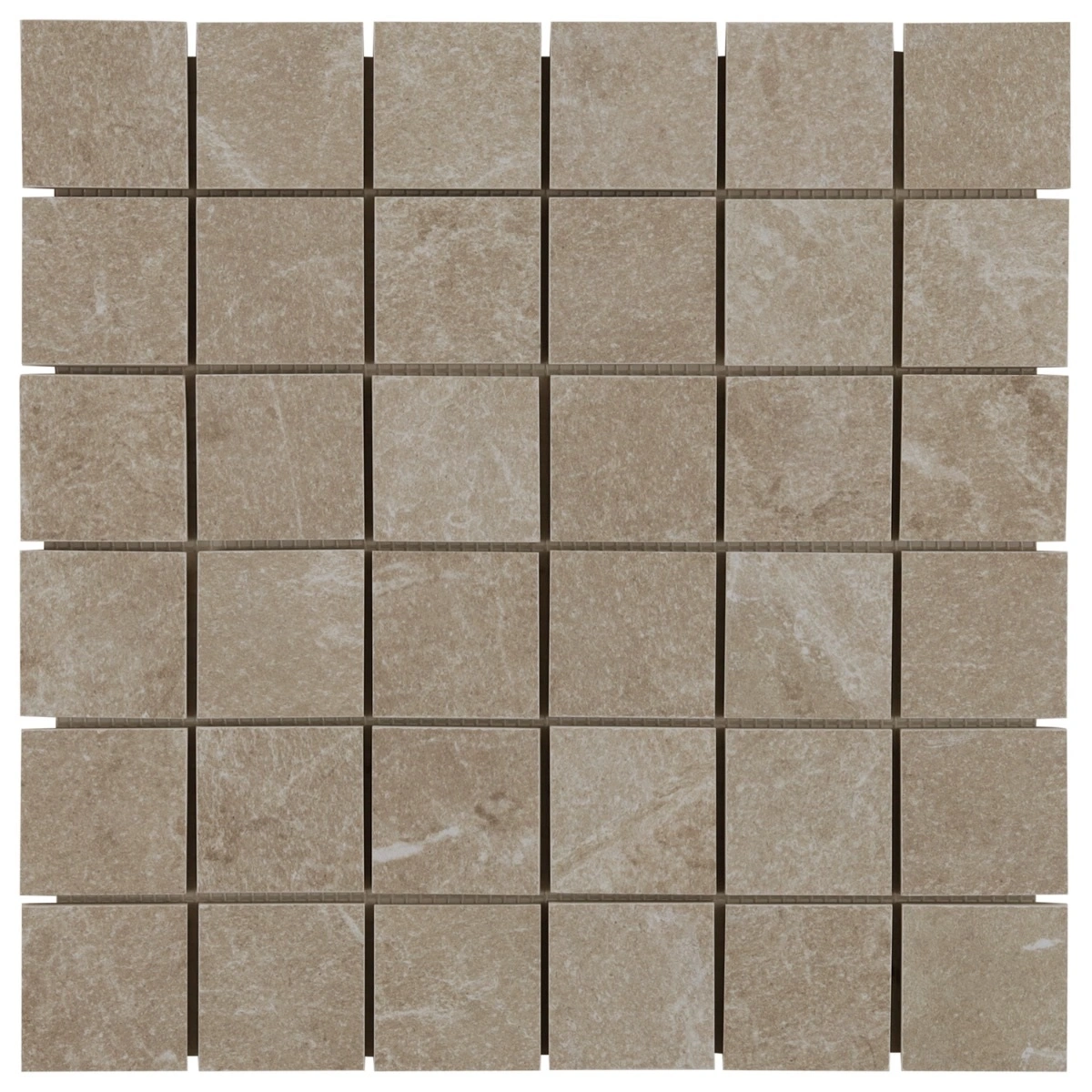Montech Greige Beige 2x2 Matte Porcelain Mosaic Tile