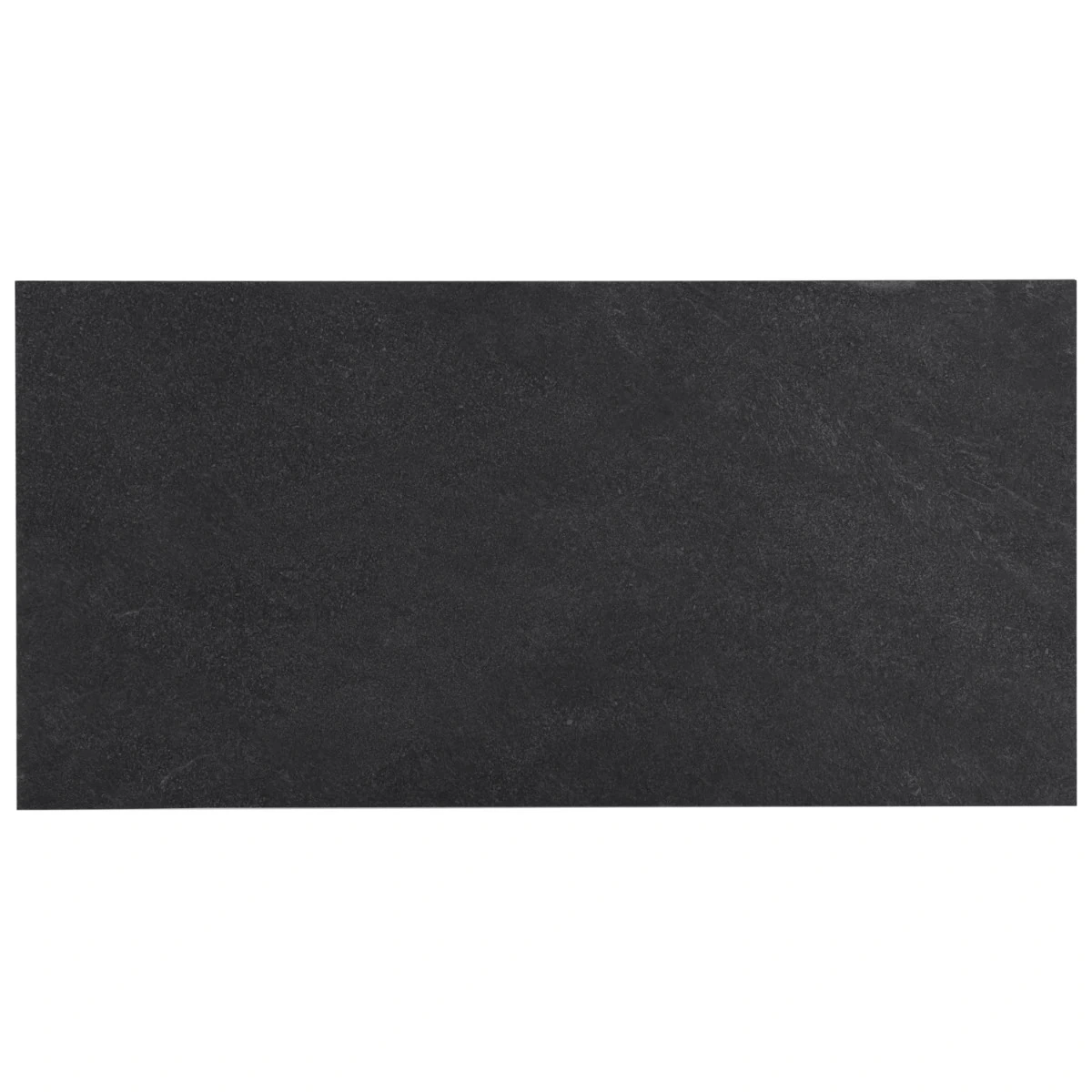 Motley Charcoal Black Limestone Look Matte Porcelain Tile