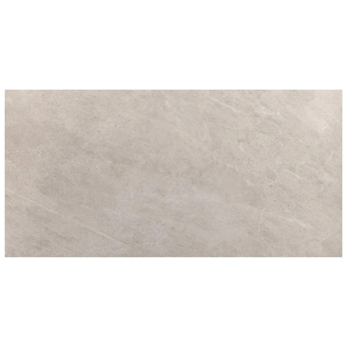 Motley Linen White Limestone Look Matte Porcelain Tile