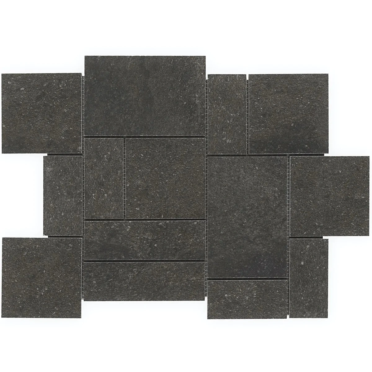Olympic Charcoal French Pattern Matte Porcelain