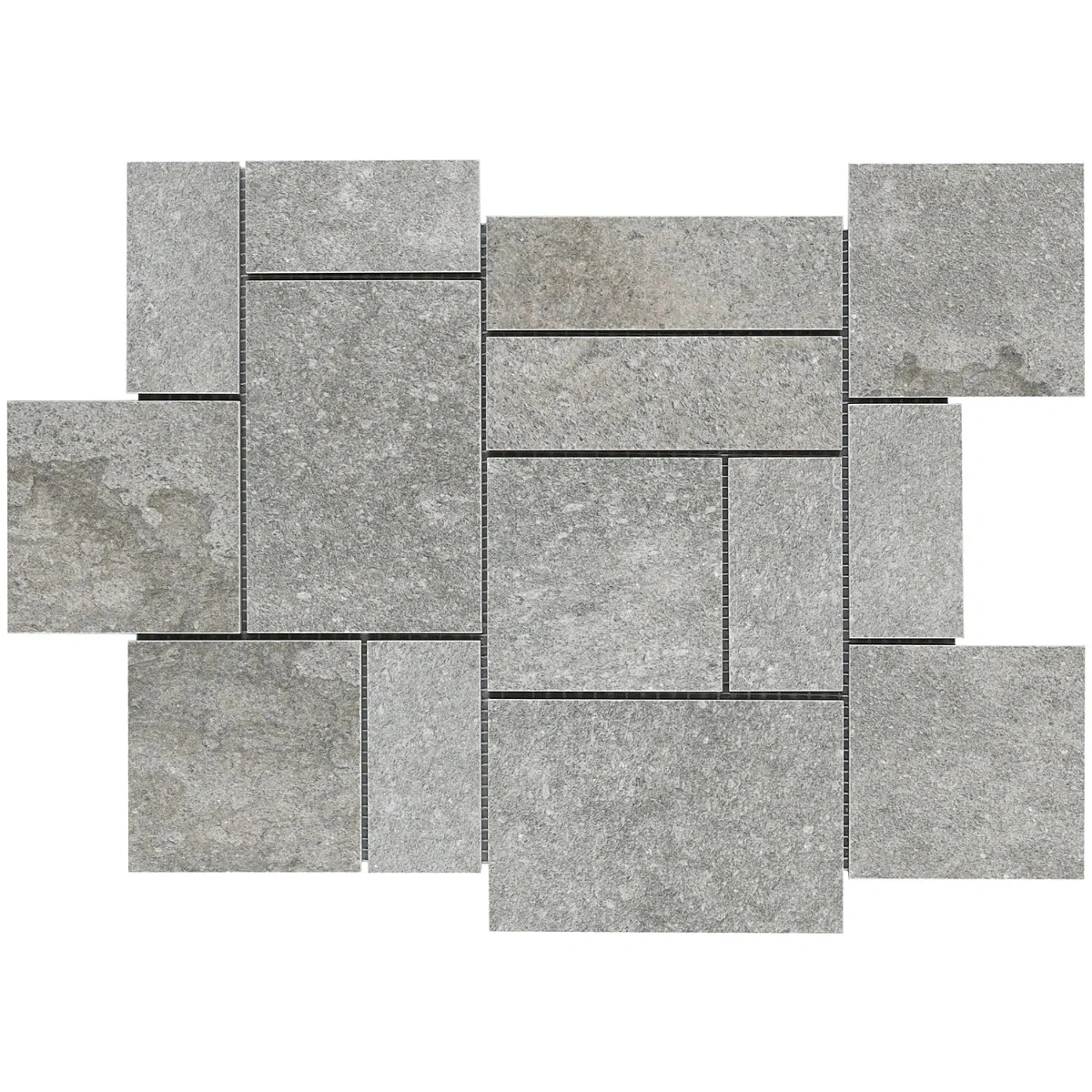 Olympic Gray French Pattern Matte Porcelain