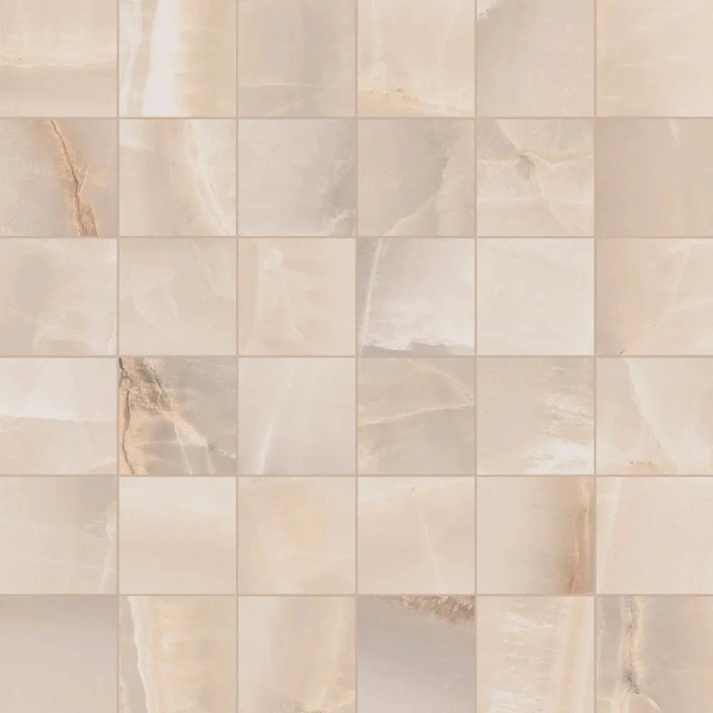 Ivory 2X2 Mosaic Matte