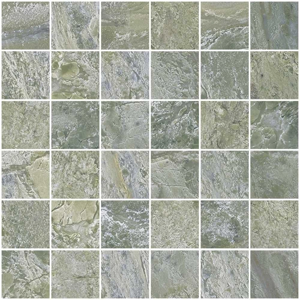 Green 2X2 Mosaic Matte