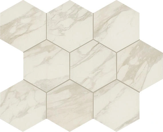 Brilliant White Hexagon