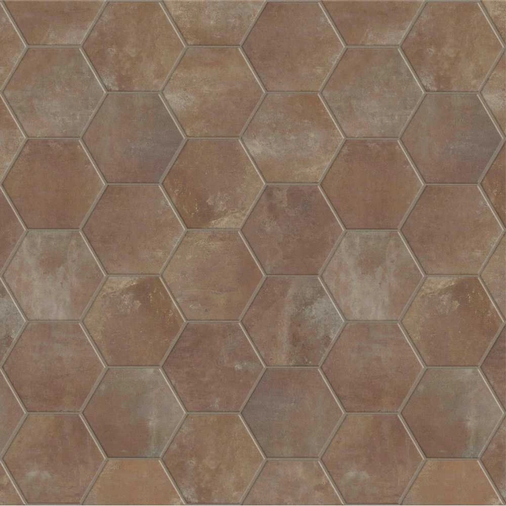 Mocha 6″ Hex Matte