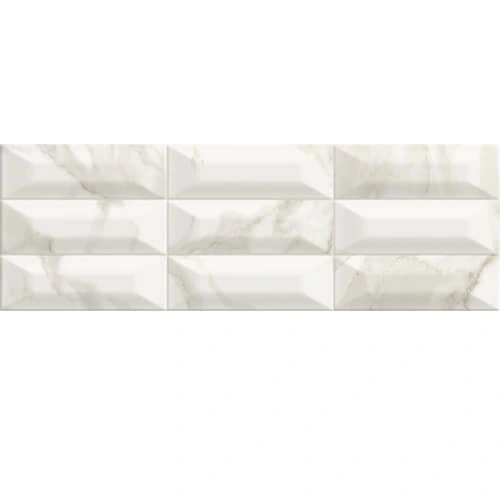 Calacatta 10X30 Beveled Polished