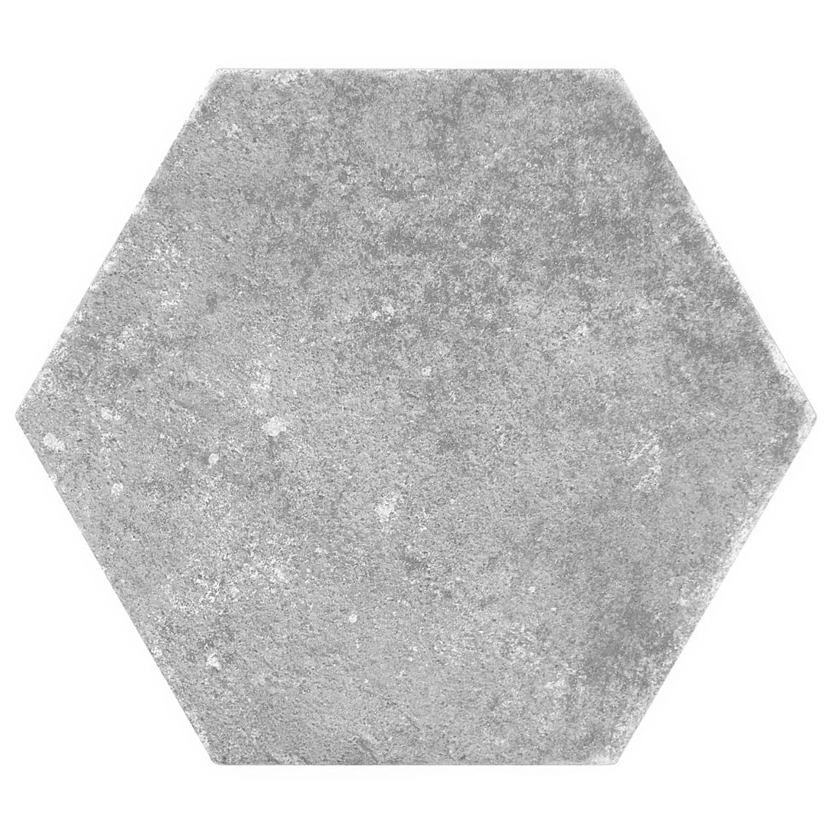 Pompeia Gris Gray 8" Hexagon Matte Porcelain Tile