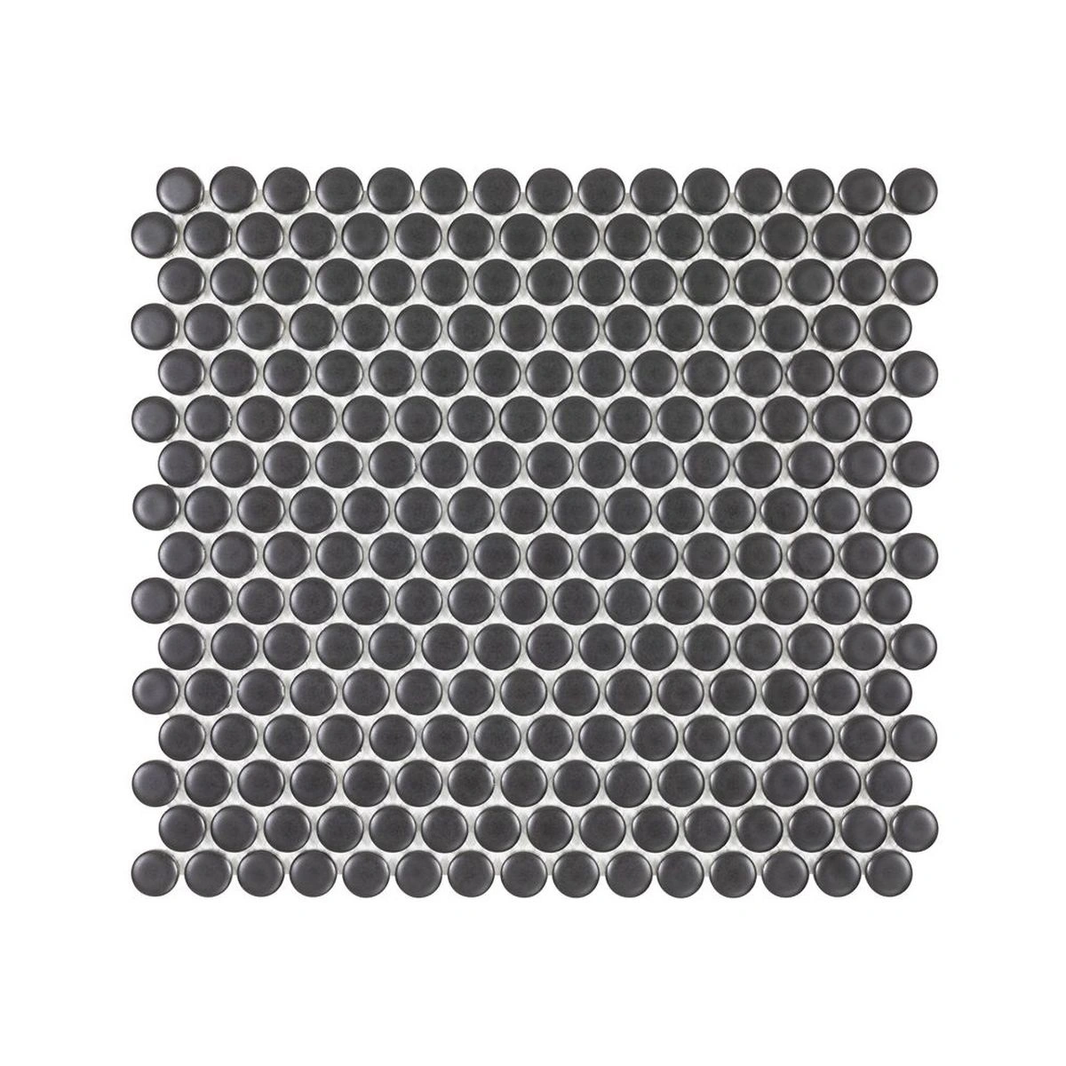 Black Matte 3/4 Inch Penny Round Porc Mos Login To See Prices