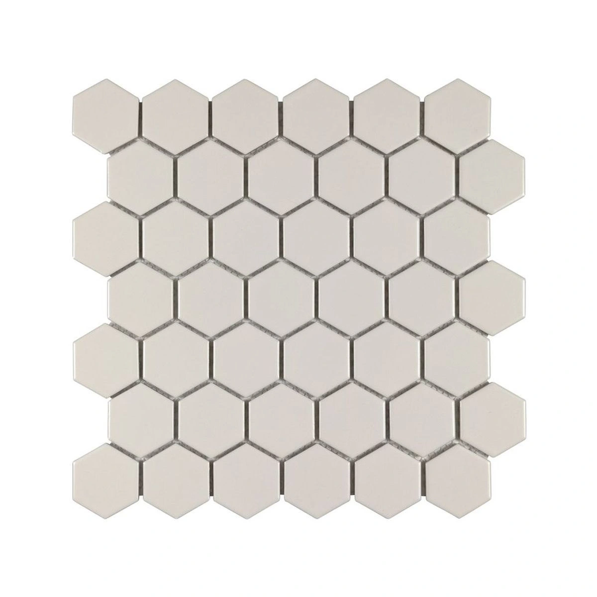 Pearl Matte 2 Inch Hex Porc Mos