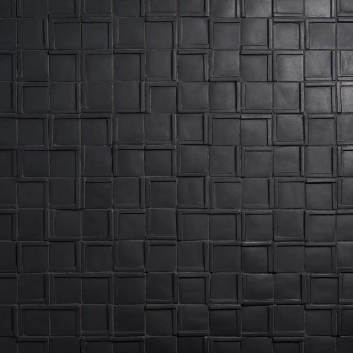 Saera Cross Black 4x4 Matte Ceramic