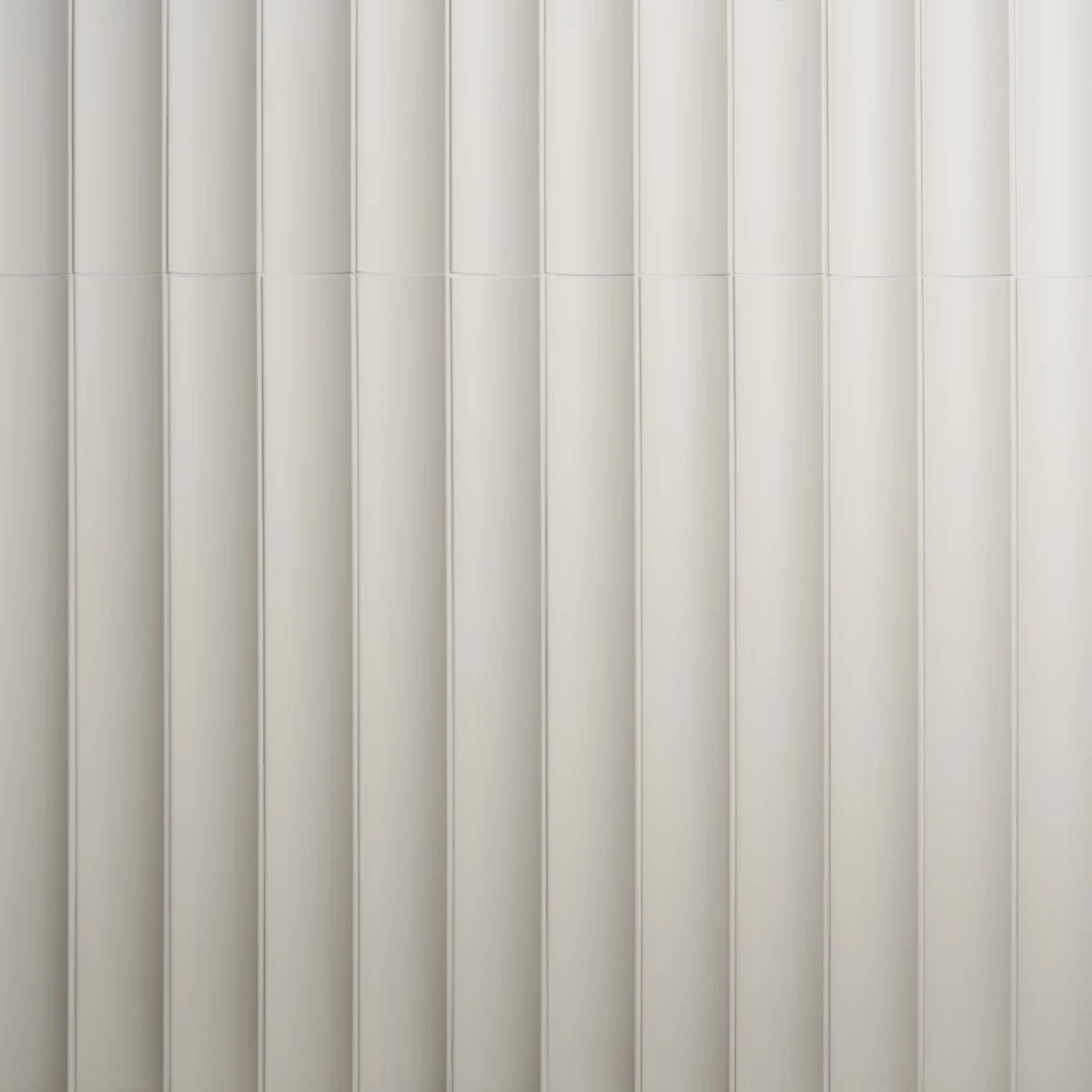 Saera White Fluted Column 4x36 Tile Matte Ceramic