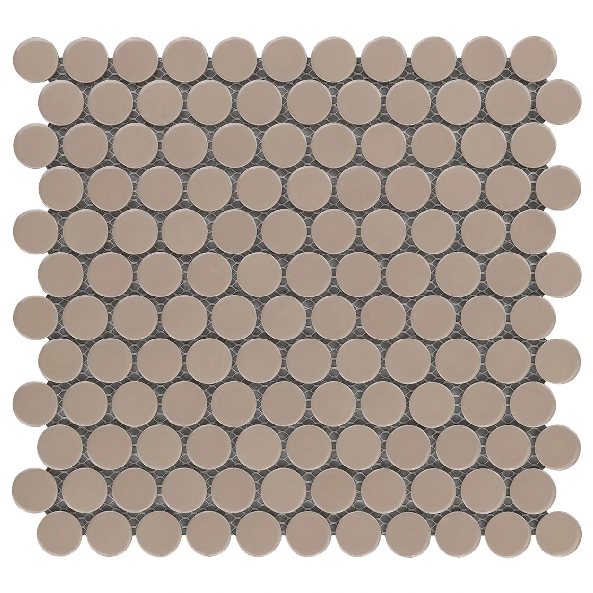 Simple 2.0 Firma 1" Circles Polished Porcelain Mosaic