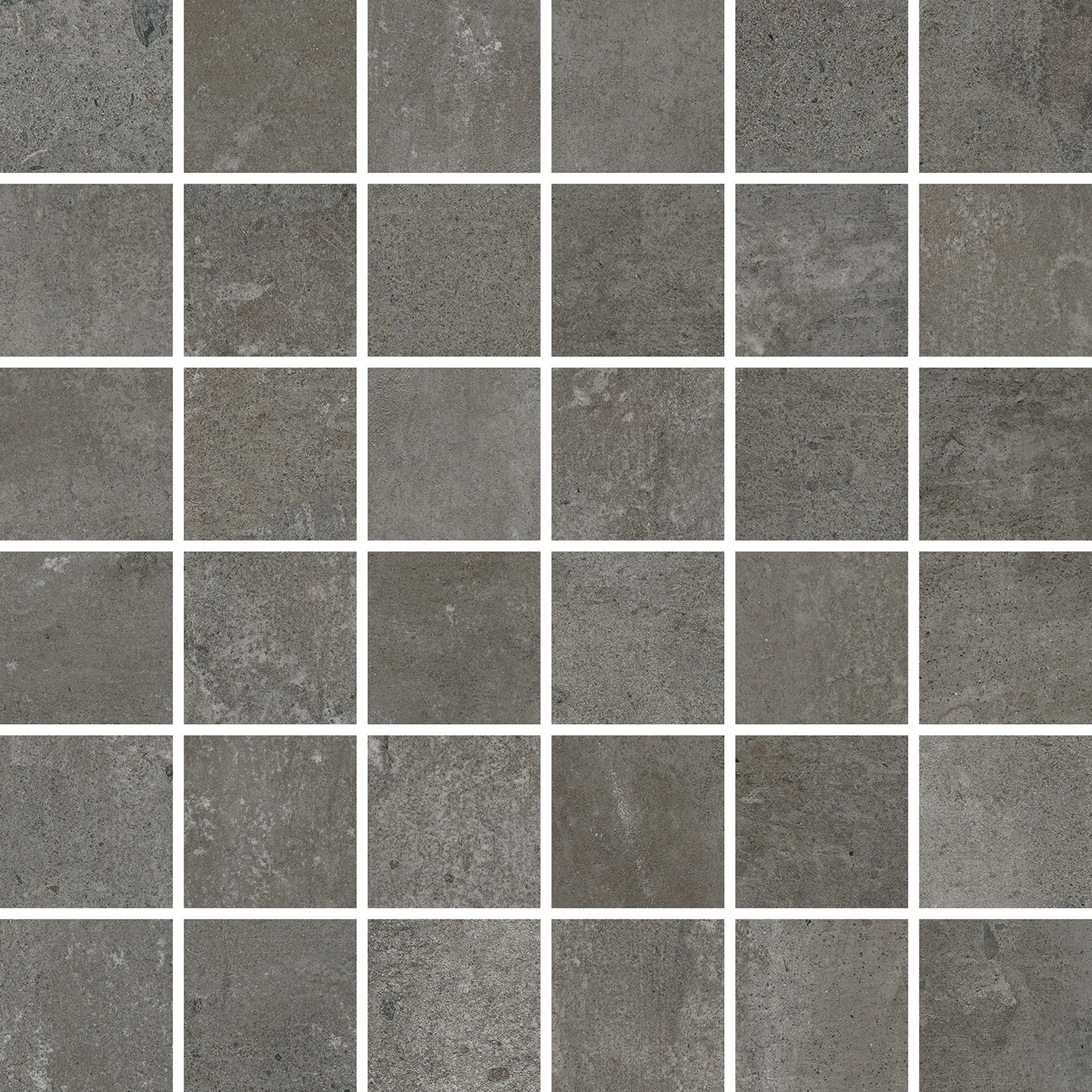 Smooth Cement Graphite Polished Mosaic