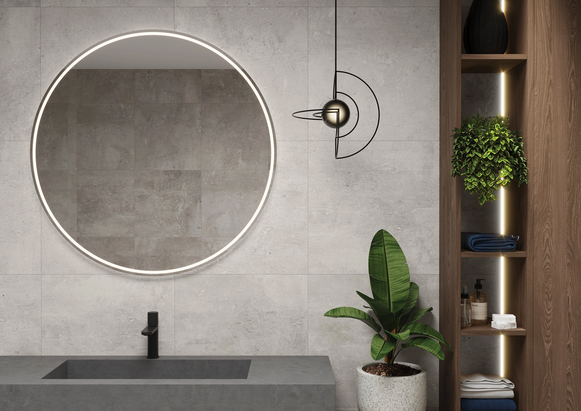 Smooth Cement White Matte