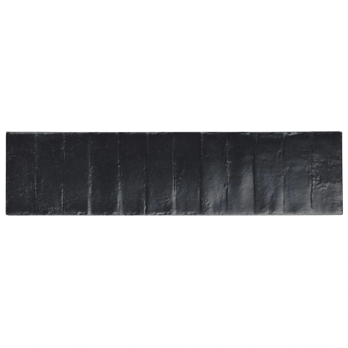 Speak Matter Leather Black 3x12 Matte Porcelain Tile