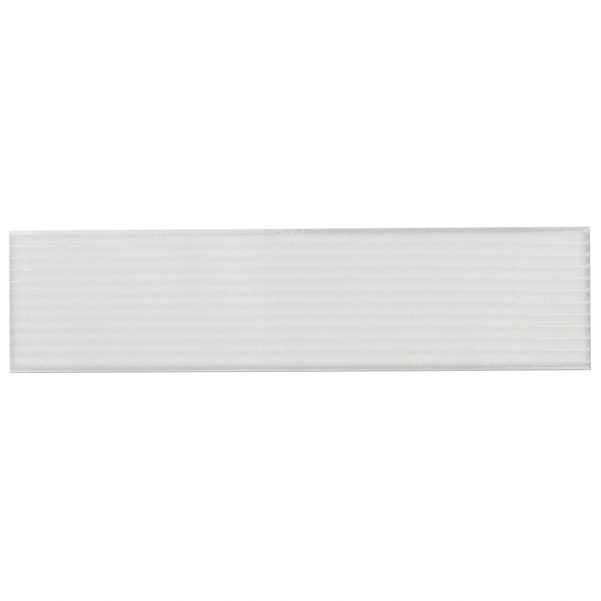 Stacy Garcia Artblock Bianco White 4x16 Fluted Glossy Porcelain
