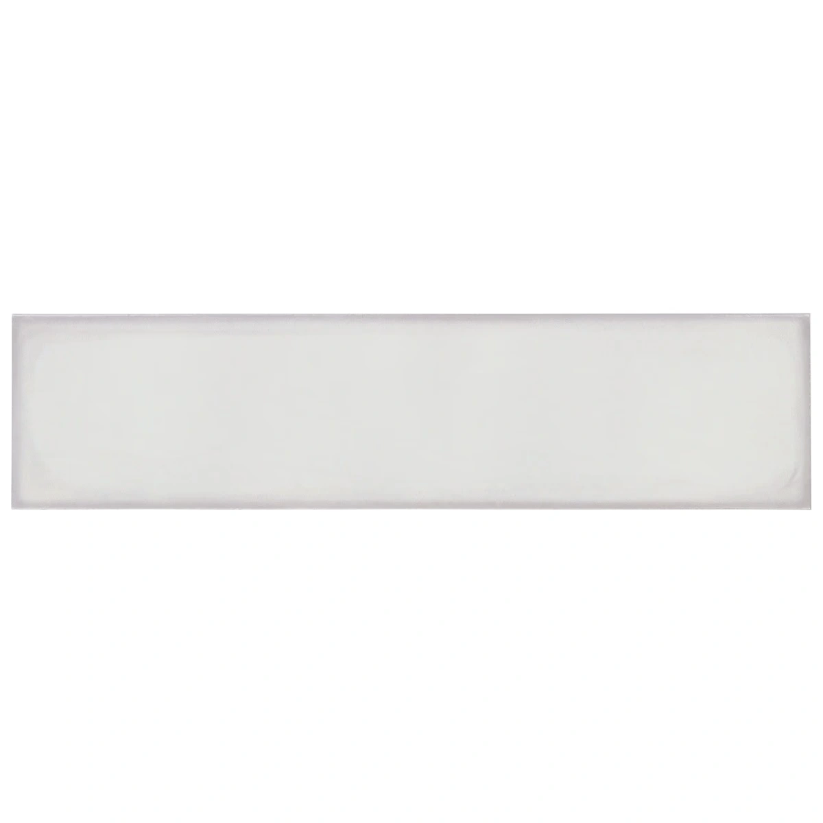 Stacy Garcia Artblock Bianco White 4x16 Glossy Porcelain Tile