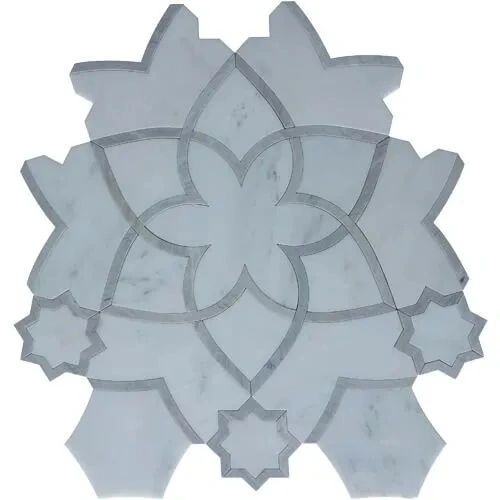 Statuario/Lt Grey Honed