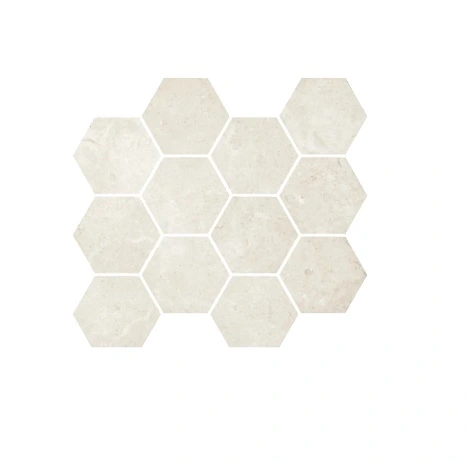 White Mosaico Esagono