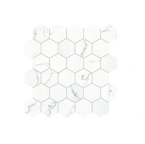 Avenue White Mosaico Esagono