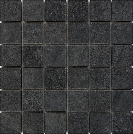 Bedrock Black 2"x2" Mosaic