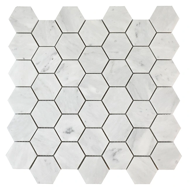 Bianco Carrara Hexagon Mosaic