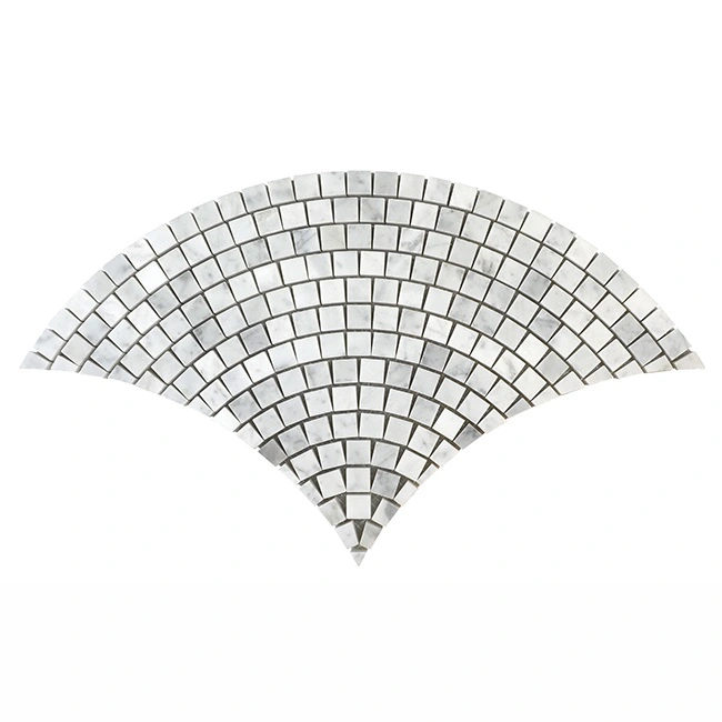 Bianco Carrara Seashell Mosaic