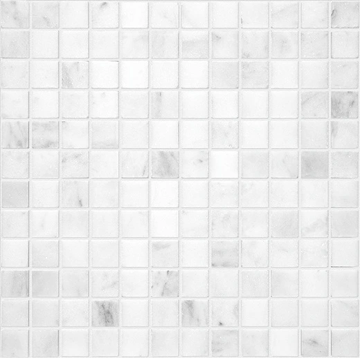 Bianco Venatino 1"x1" Mosaic