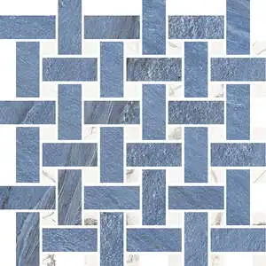 Ardelle Azul Bahia 12"x12" Basketweave