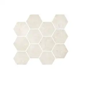 White Mosaico Esagono