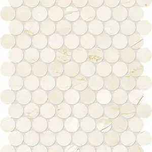 Avorio Crema 1.25" Penny Round