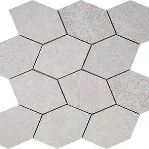 Bedrock White 12"x12" Foliage Mosaic