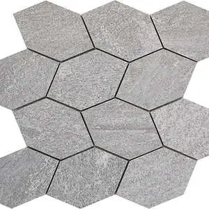 Bedrock Grey 12"x12" Foliage Mosaic