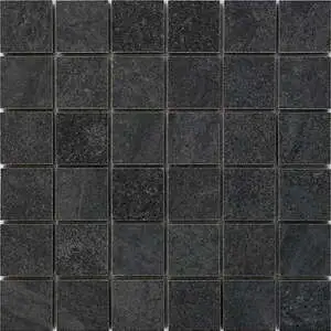 Bedrock Black 2"x2" Mosaic