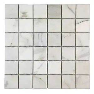 Calacatta Gold 2"x2" Mosaic