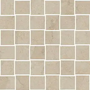 Caliza Mod Beige 2"x2" Basketweave Mosaic