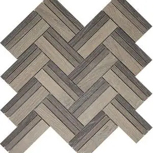 Catalan Woodchunk Herringbone Mosaic