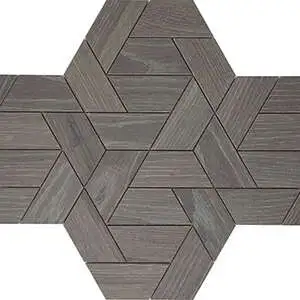 Catalan Woodchunk Hexagon Deco Mosaic