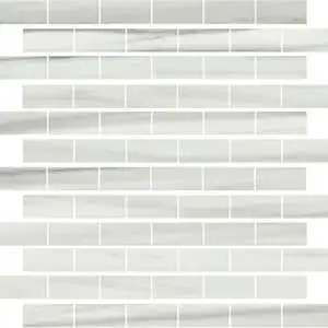 Cava Carrara Zebrino 1"x2" Mosaic
