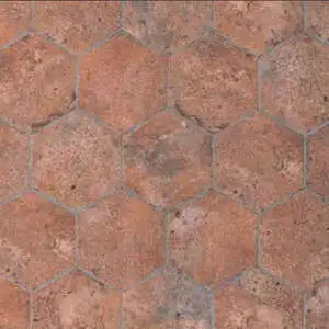 Chicago Brick Wrigley 9"x11" Hexagon