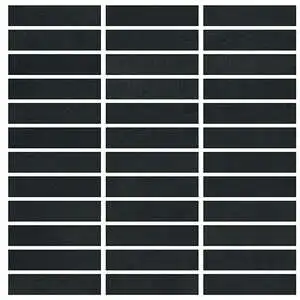 Chroma Star Black 5/8"x4" Mosaic